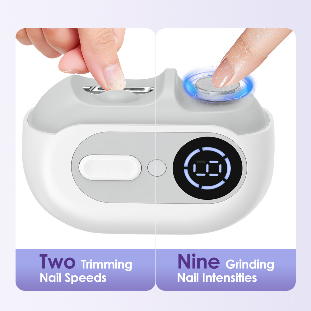 Uv Led Lamp Nail - Coupe-ongles électrique automatique avec polisseuse et