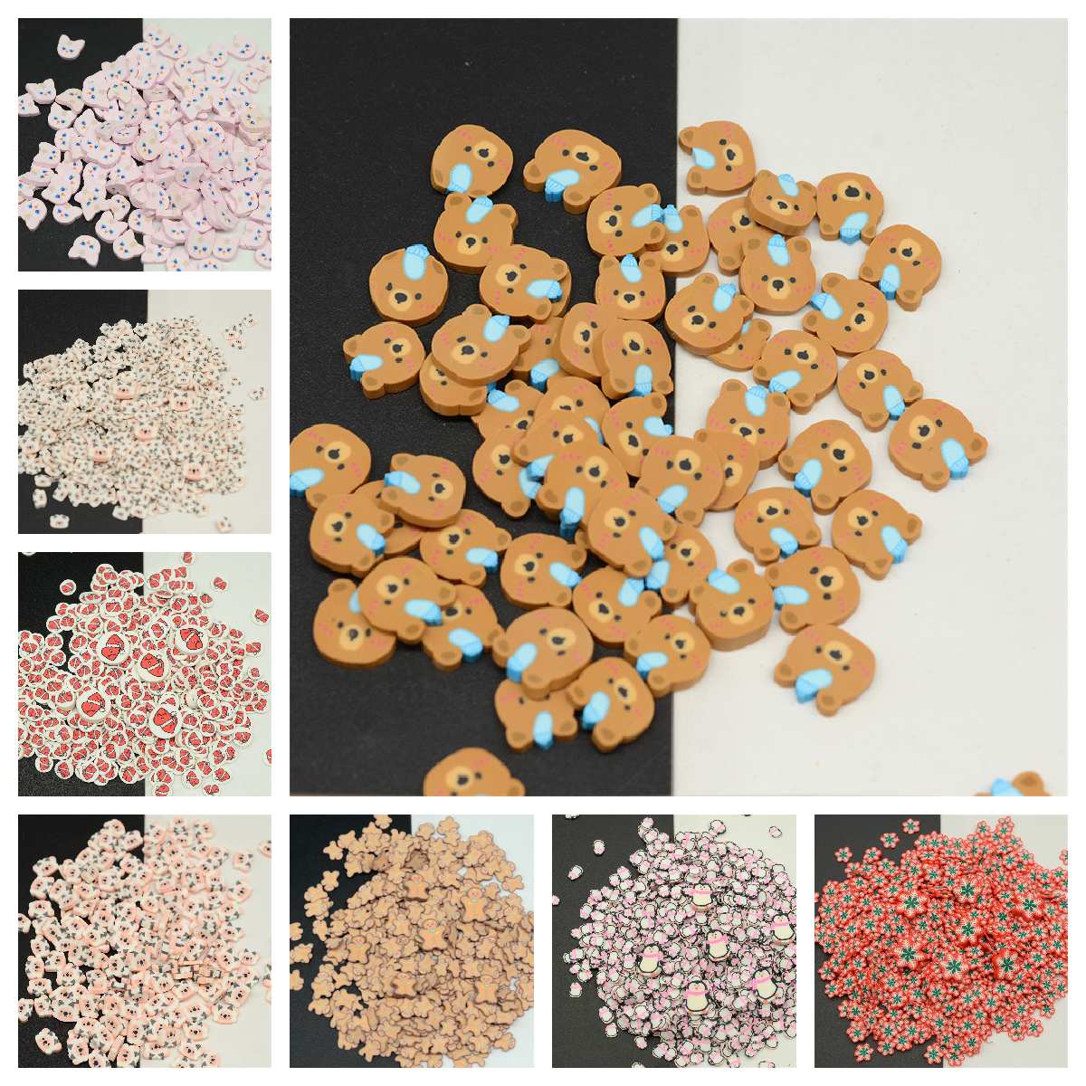 Nail Art Love - Tranche d'ours en pâte polymère pour
