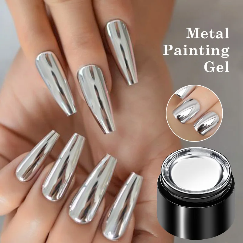 Nail Art Chrome - Vernis à ongles Gel pour peinture