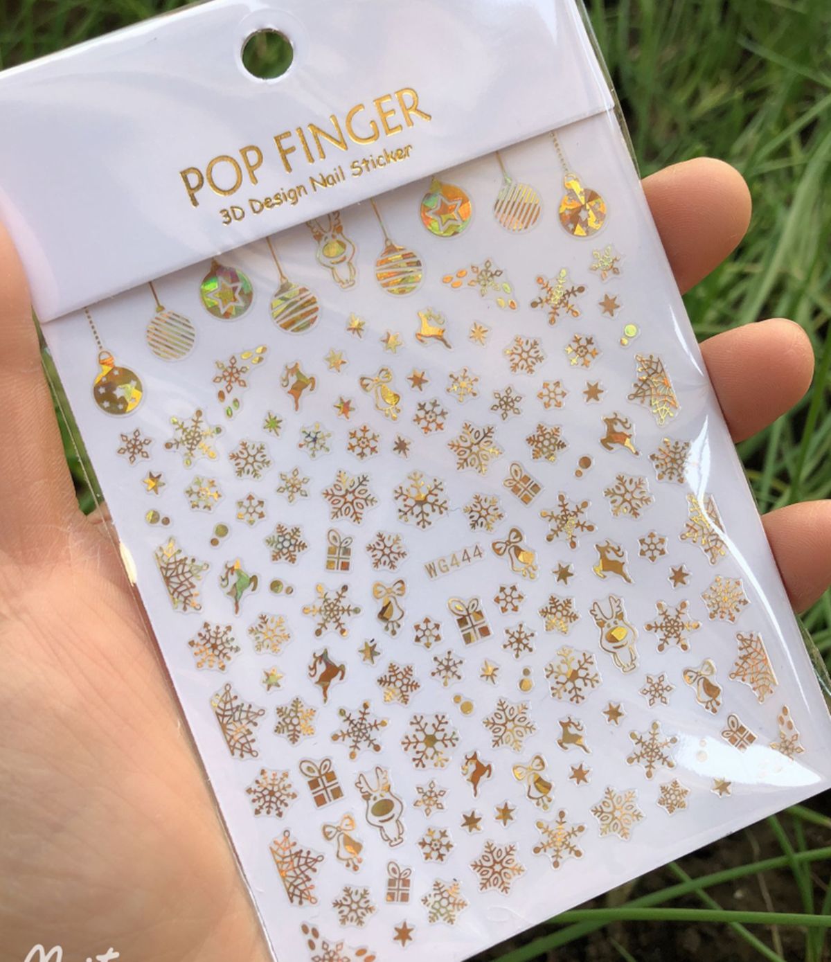 Autocollants holographiques po - Nail Art Xmas Stickers avis et prix