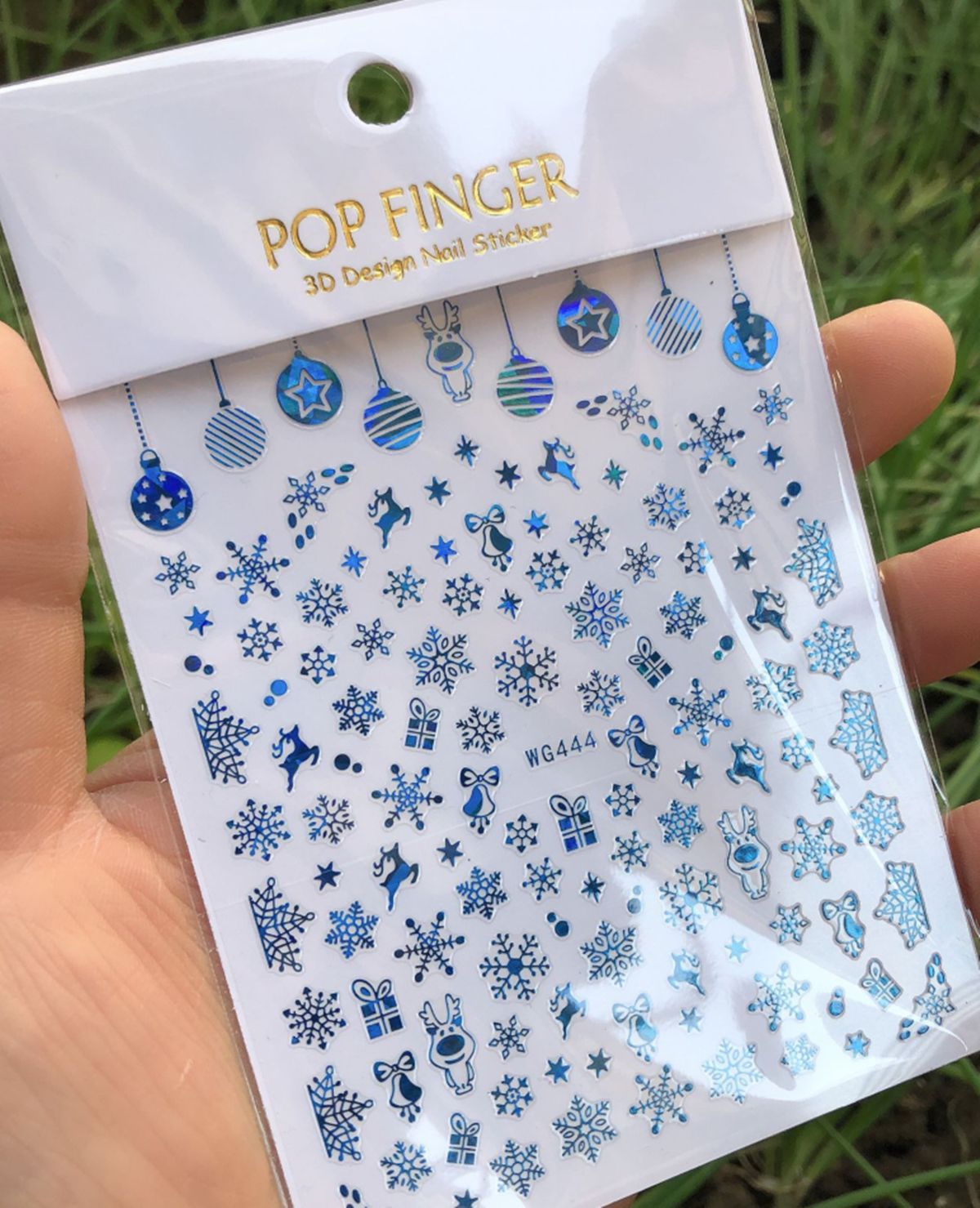Autocollants holographiques po - Nail Art Xmas Stickers avis et prix