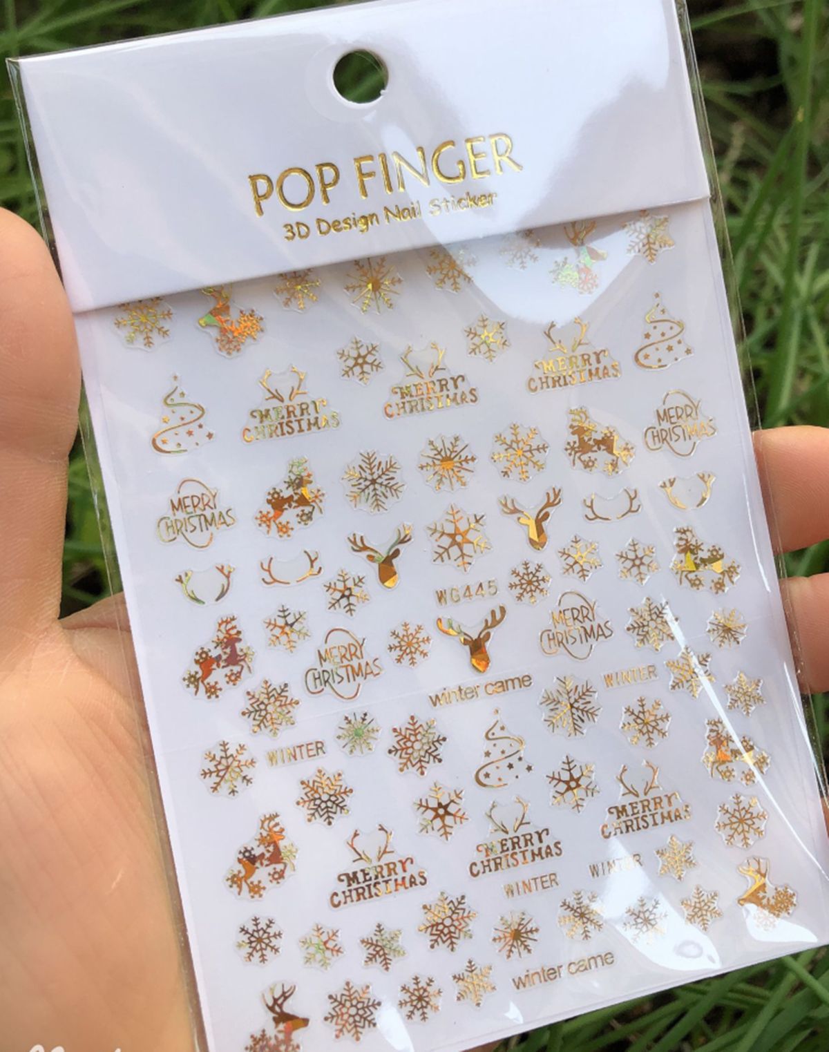 Autocollants holographiques po - Nail Art Xmas Stickers avis et prix