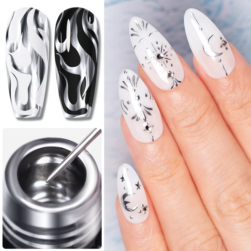 Vernis Gel de revêtement de pe - Nail Art Chrome avis et prix