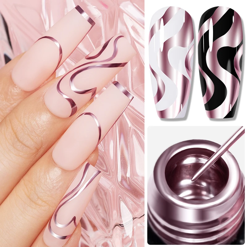 Vernis Gel de revêtement de pe - Nail Art Chrome avis et prix