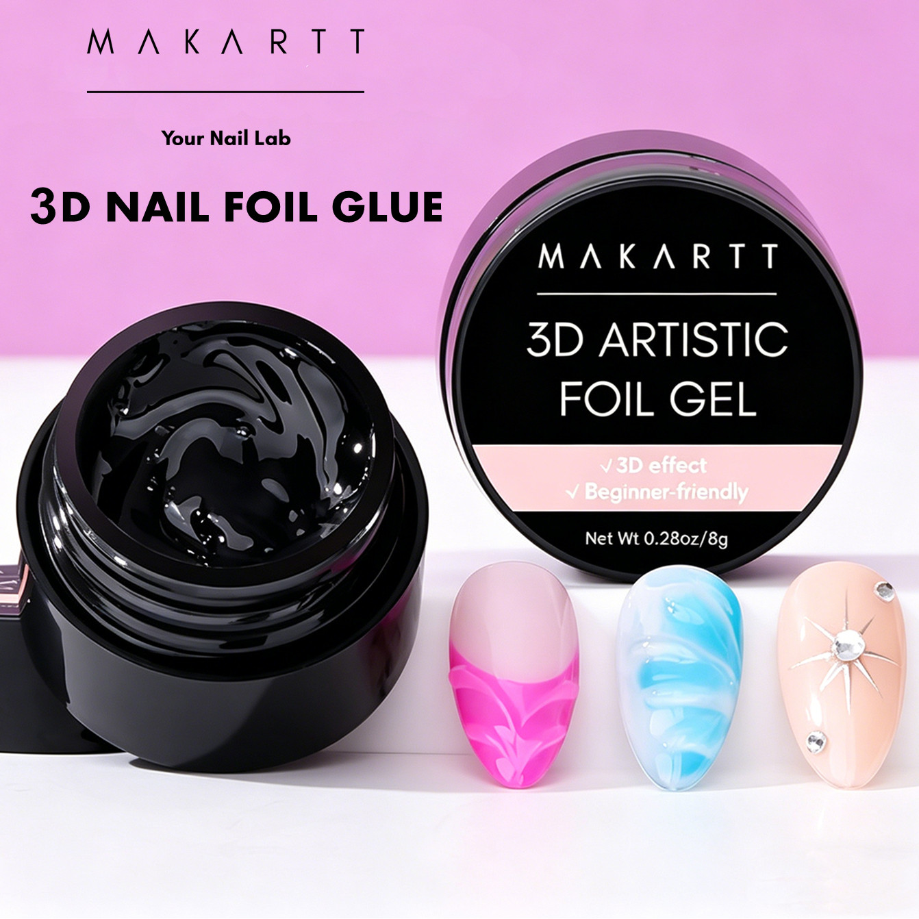 Makartt Gel 3D pour ongles 8ml - Uv Led Lamp Nail avis et prix