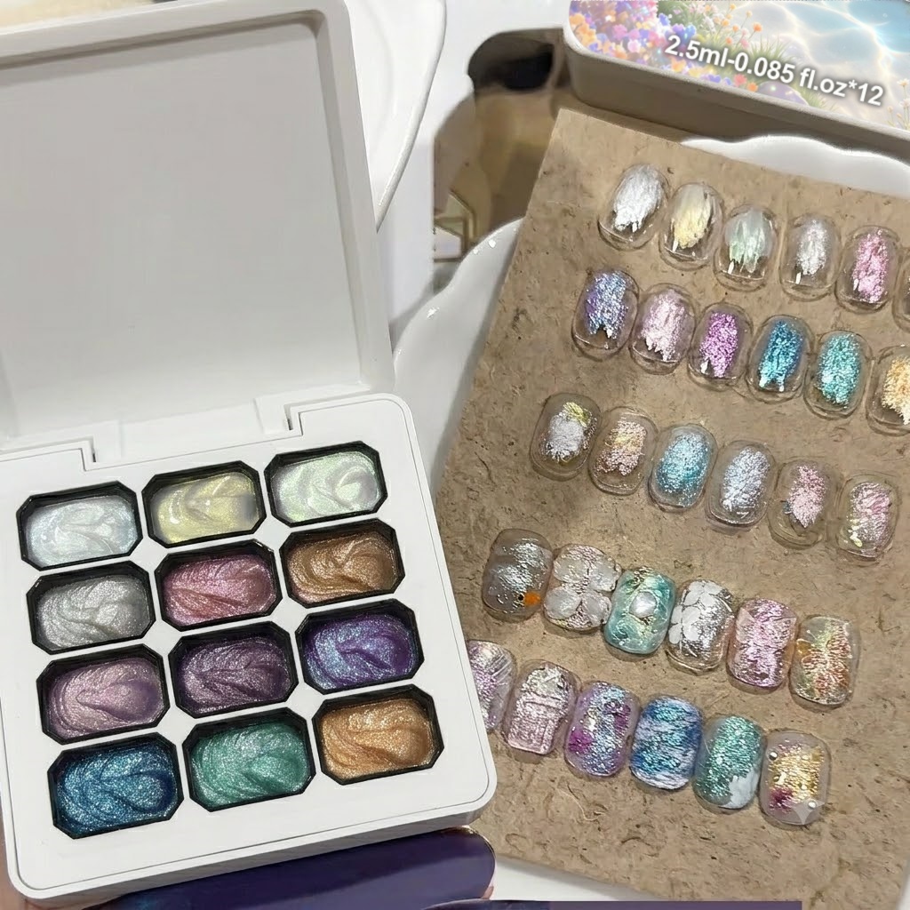 Ensemble de gel à ongles solid - Nail Art Chrome avis et prix