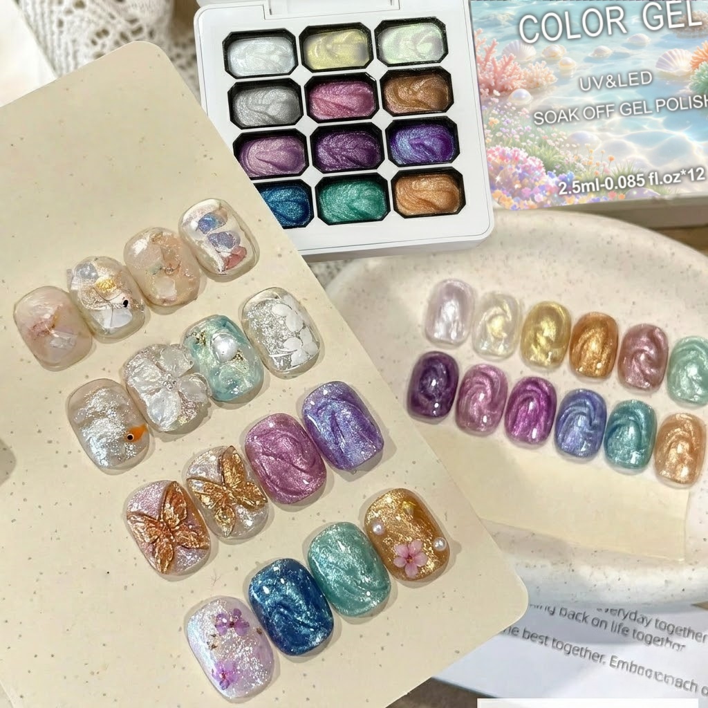 Ensemble de gel à ongles solid - Nail Art Chrome avis et prix