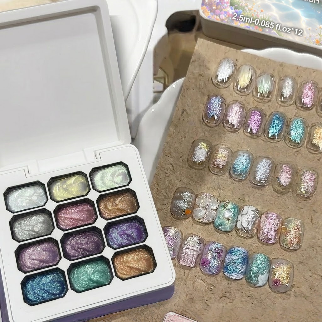 Ensemble de gel à ongles solid - Nail Art Chrome avis et prix