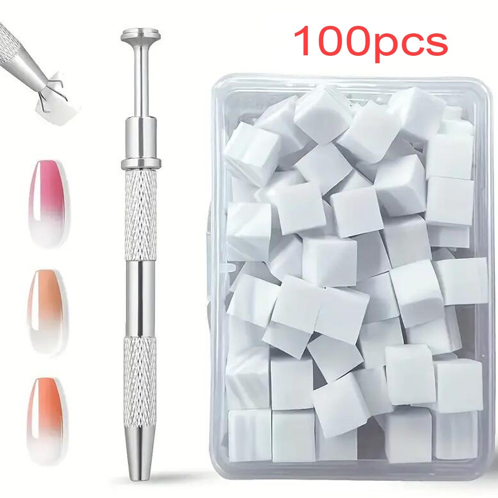 Mini éponge blanche pour ongle - Nail Art Chrome avis et prix