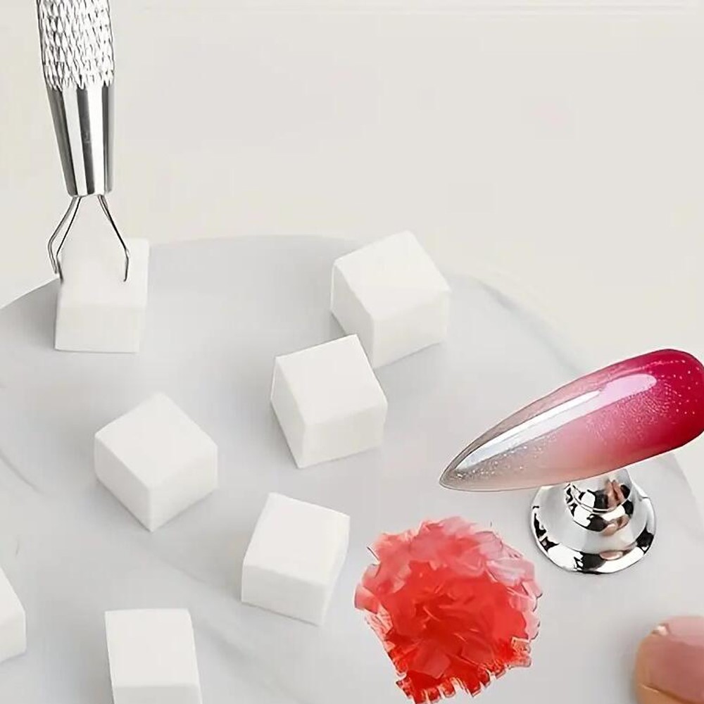 Mini éponge blanche pour ongle - Nail Art Chrome avis et prix