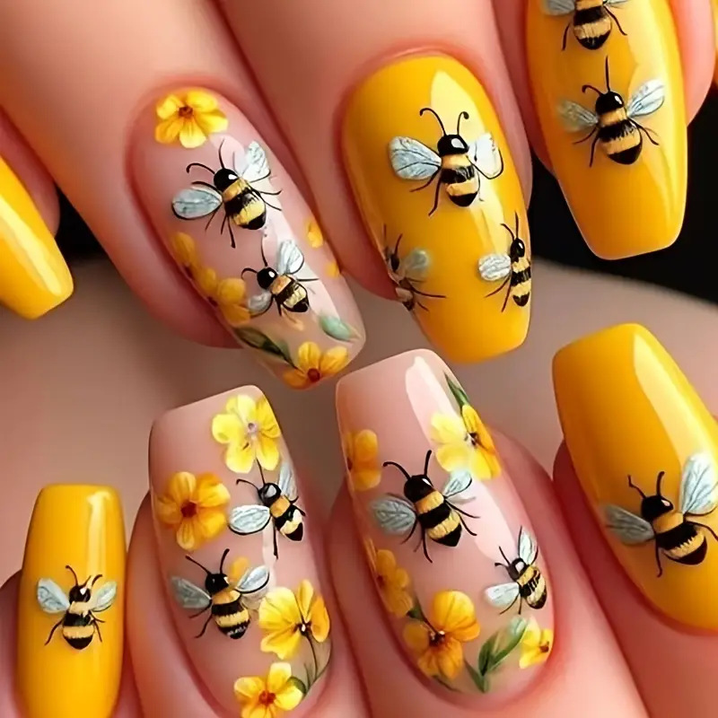 24 faux ongles courts carrés n - Nail Art Love avis et prix