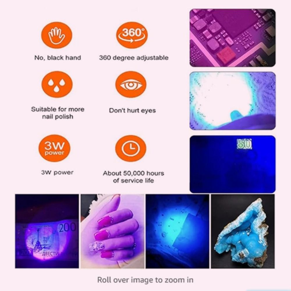 Lampe UV LED portable 5W/3W po - Uv Led Lamp Nail avis et prix