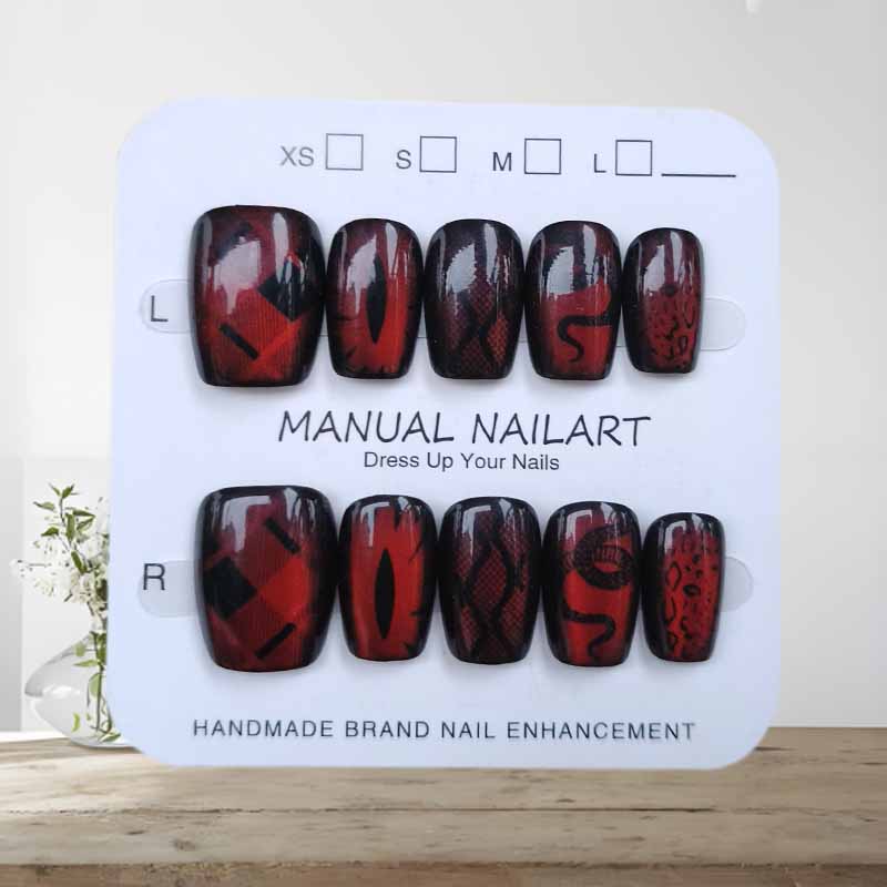 10 pièces Style foncé vent fra - Nail Art Emerald Blue avis et prix