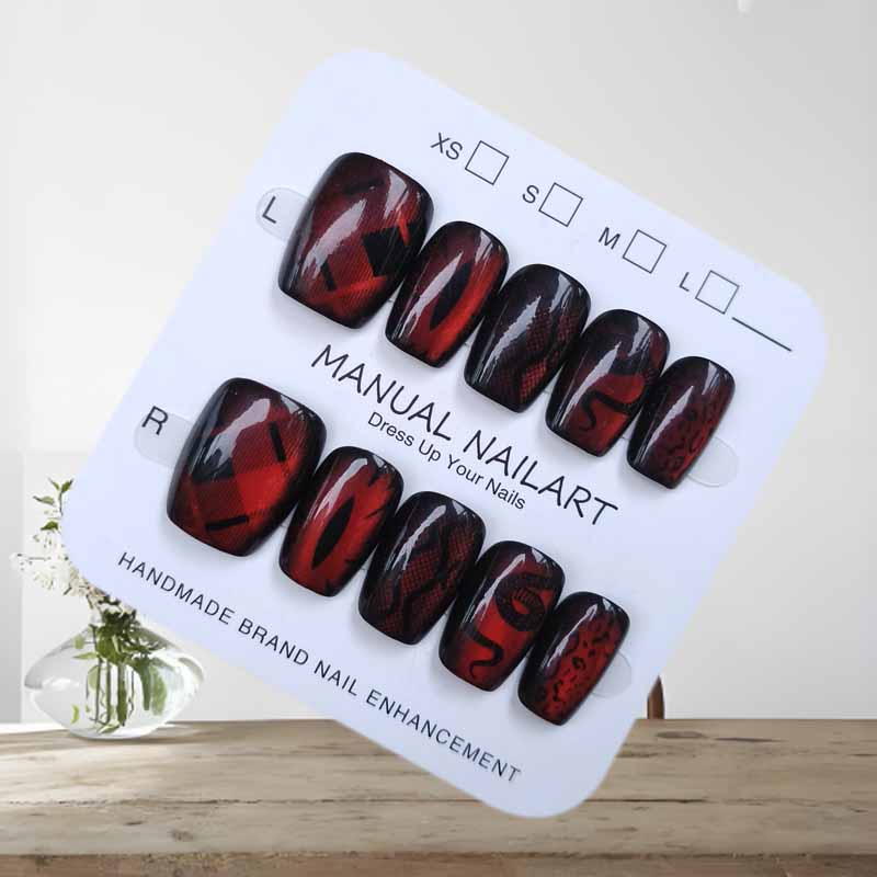 10 pièces Style foncé vent fra - Nail Art Emerald Blue avis et prix