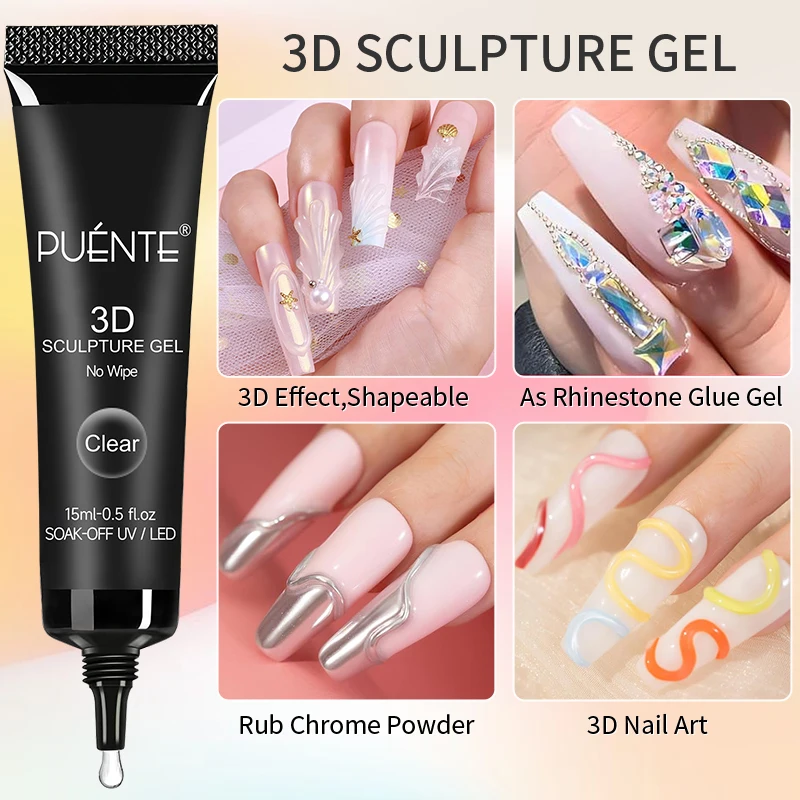 Vernis à ongles Gel Transparen - Nail Art Chrome avis et prix
