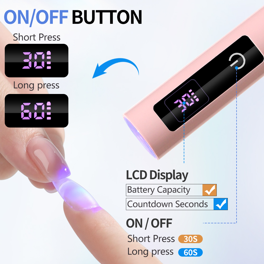 Lampe tactile UV LED portable  - Uv Led Lamp Nail avis et prix