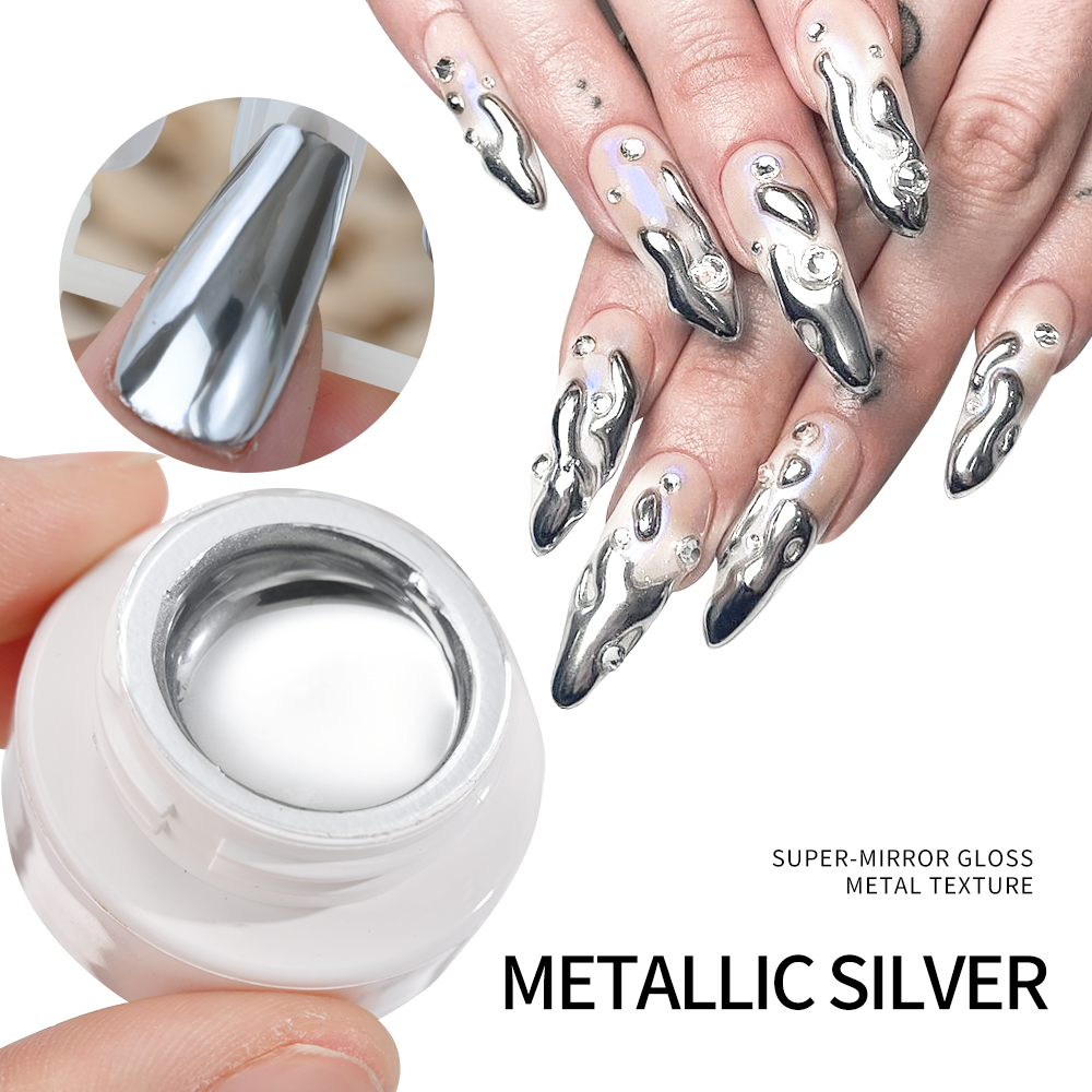 Vernis à ongles métallique mir - Nail Art Chrome avis et prix