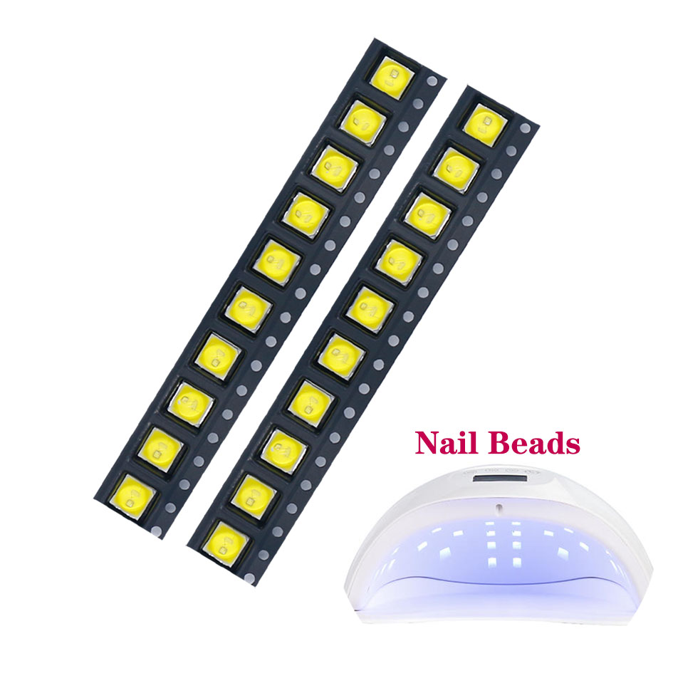 Lot de 20 perles de lampe à on - Uv Led Lamp Nail avis et prix