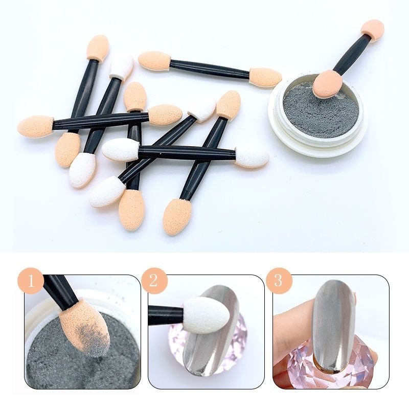 Lot de 50/100 éponges applicat - Nail Art Chrome avis et prix
