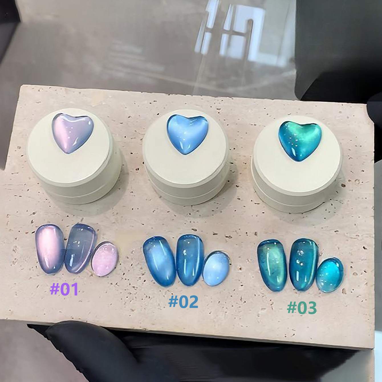 1 pièce SHAKA Sea Fantasy Vern - Nail Art Emerald Blue avis et prix
