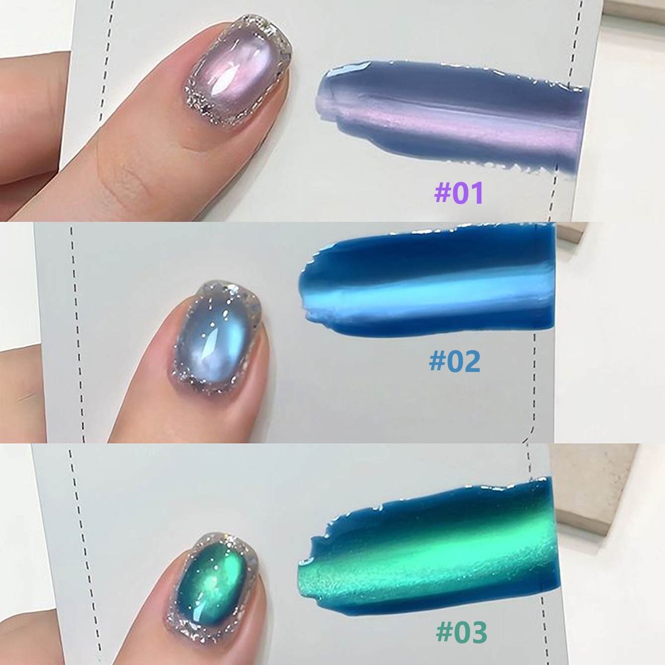 1 pièce SHAKA Sea Fantasy Vern - Nail Art Emerald Blue avis et prix