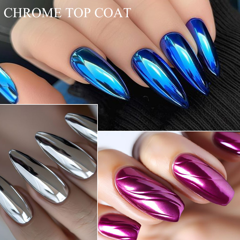 Top Coat Chrome 7ML pour Effet - Nail Art Chrome avis et prix