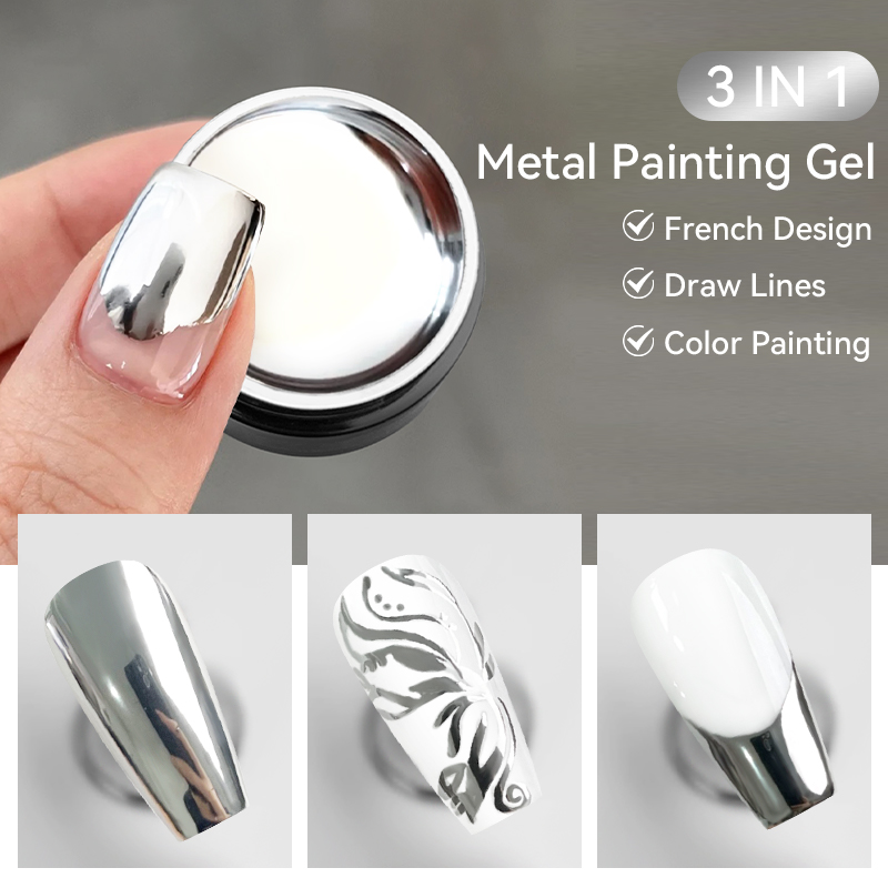 LILYCUTE 7ML peinture métalliq - Nail Art Chrome avis et prix